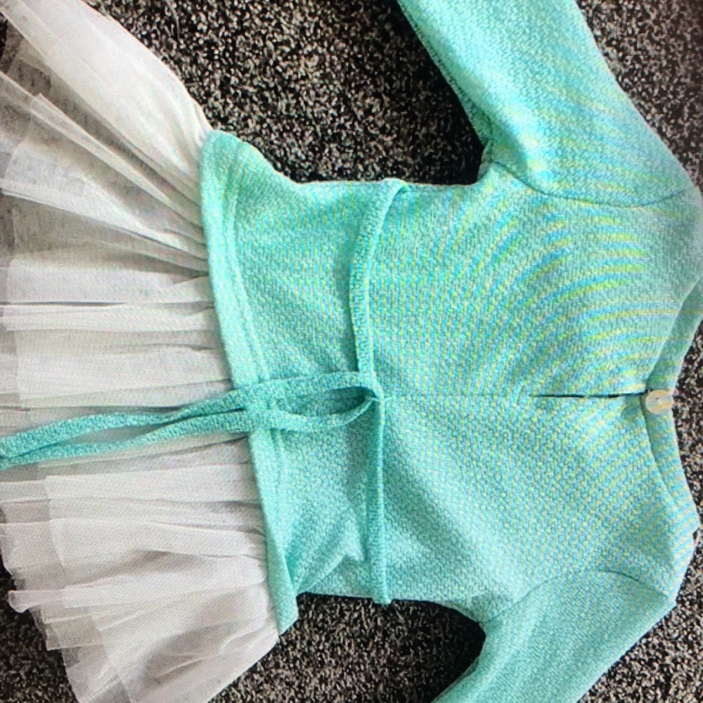 Aqua tutu hem casual dress - Picture 7 of 7
